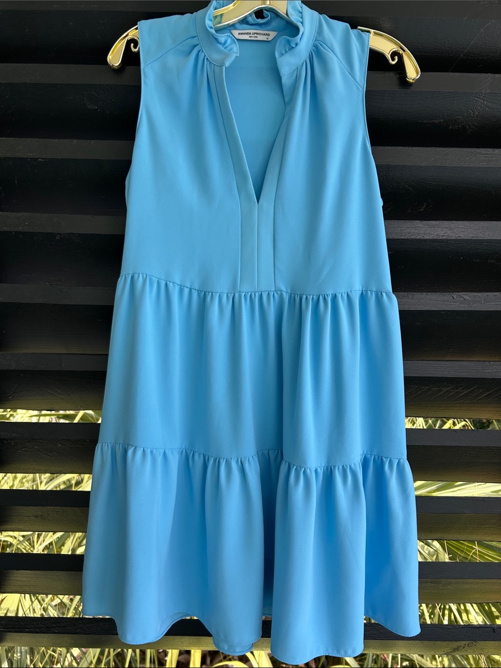 Amanda Uprichard Sleeveless Tiered Dress